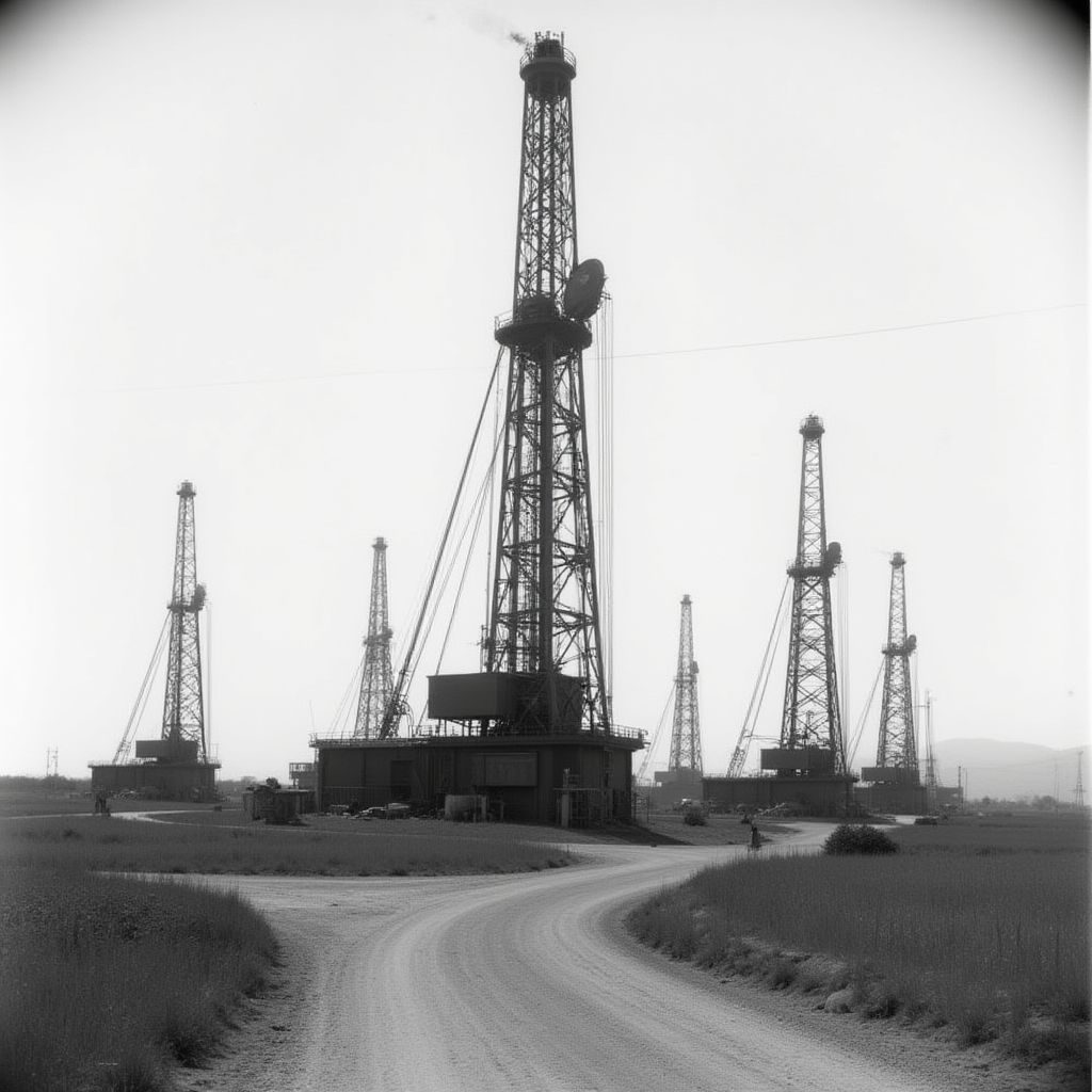Historia de YPF con imágenes históricas de las primeras operaciones